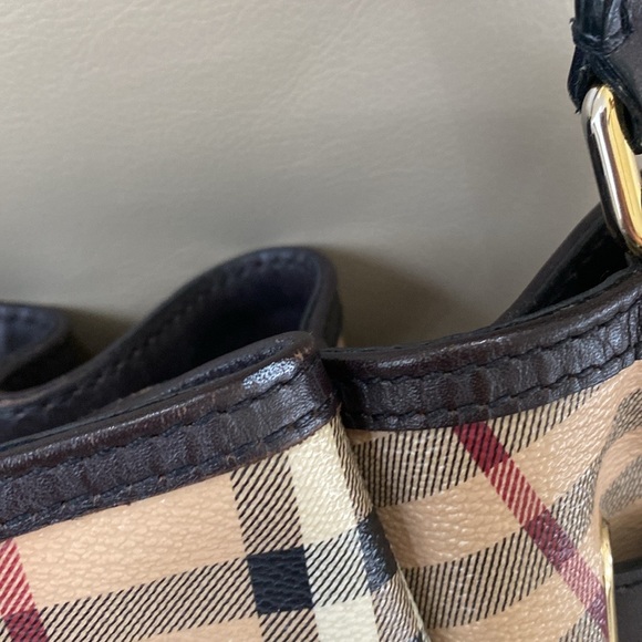 Burberry Haymarket  Nova Check Medium Hobo Handbag - Picture 7 of 16